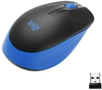 Logitech Wireless Mouse M190 Full-size - BLUE - 2.4GHZ - EMEA - M190 4