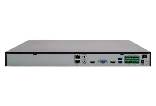 UNV NVR304-16E-B, 16-ch, 4 SATA, Incoming Bandwidth 160Mbps, 16 x 1080P@30 / 8 x 4MP@30 / 4 x 4K@30, Dual Network interface,  Audio In/Out 1/1, Alarm In/Out 16/4, 1U, H.265&4K 2