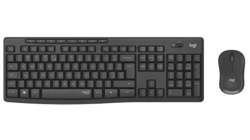 Logitech Wireless Combo MK295 Silent, Multimedia Keyboard & Mouse, Graphite, RUS, USB, Retail