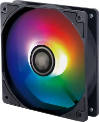 120mm Case Fan - XILENCE Performance A+ Series ”XPF120.ARGB” ARGB LED Fan: 120x120x25mm, 500~1500rpm, <18~32.5dBa, 70CFM, PWM, hydro bearing, 4 pin + ARGB 3 Pin M/B, Black