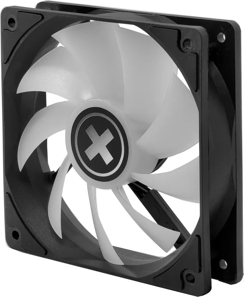 120mm Case Fan - XILENCE Performance A+ Series ”XPF120.ARGB” ARGB LED Fan: 120x120x25mm, 500~1500rpm, <18~32.5dBa, 70CFM, PWM, hydro bearing, 4 pin + ARGB 3 Pin M/B, Black 2