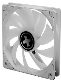 120mm Case Fan - XILENCE Performance A+ Series ”XPF120.W.ARGB” White ARGB LED Fan: 120x120x25mm, 500~1500rpm, <18~32.5dBa, 70CFM, PWM, hydro bearing, 4 pin + ARGB 3 Pin M/B, Black 2