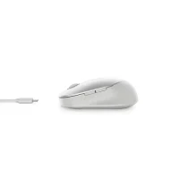 Dell Premier Rechargeable Wireless Mouse MS7421W -  Platinum silver, Wireless 2.4 GHz, Bluetooth 5.0, 1600 dpi, Programmable buttons, Programmable Scroll wheel , USB-C charging port,  3-Year Advanced Exchange Service. 4