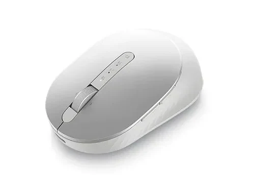 Dell Premier Rechargeable Wireless Mouse MS7421W -  Platinum silver, Wireless 2.4 GHz, Bluetooth 5.0, 1600 dpi, Programmable buttons, Programmable Scroll wheel , USB-C charging port,  3-Year Advanced Exchange Service. 3
