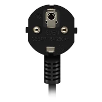 Surge Protector SVEN Optima / 6 Sockets with children protection / 1,8m / Wall mountable / Black 5