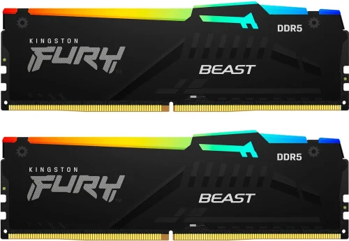 Memorie operativa Kingston FURY Beast RGB EXPO DDR5 6000MHz 16GB (Kit of 2*8GB)