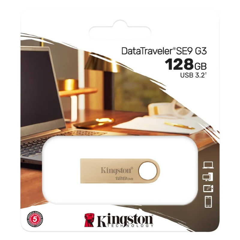 Flash Drive USB Kingston DataTraveler SE9 G3 / 128GB / 220 MByte/s 2