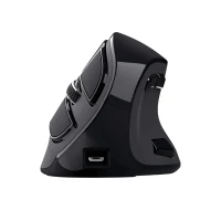 Mouse ergonomic reоncarcabil fara fir Trust VOXX / 2.4GHz/ Bluetooth/ Black 5
