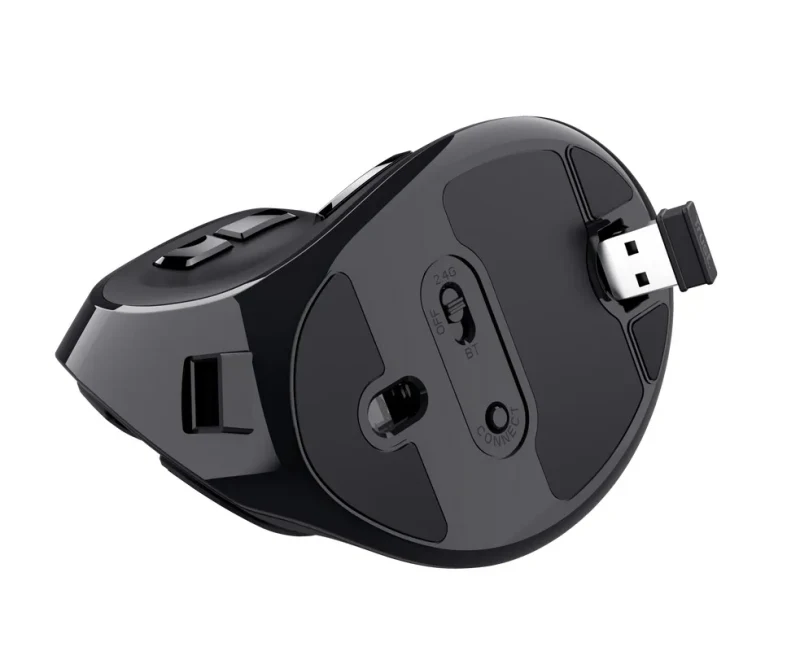 Mouse ergonomic reоncarcabil fara fir Trust VOXX / 2.4GHz/ Bluetooth/ Black 7