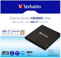 CD/DVD Extern cu USB-C VERBATIM 2