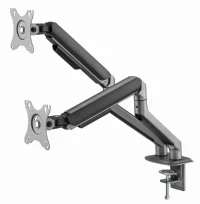 Suport pentru monitor dublu reglabil cu montare pe masa 17”-32”, Gembird MA-DA2-05 4