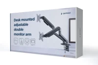 Suport pentru monitor dublu reglabil cu montare pe masa 17”-32”, Gembird MA-DA2-05 9