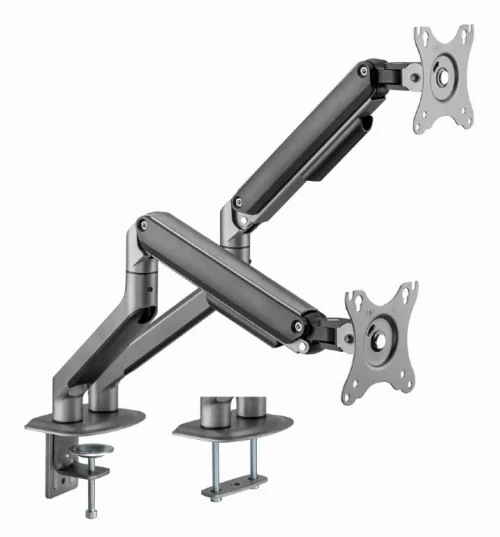 Suport pentru monitor dublu reglabil cu montare pe masa 17”-32”, Gembird MA-DA2-05
