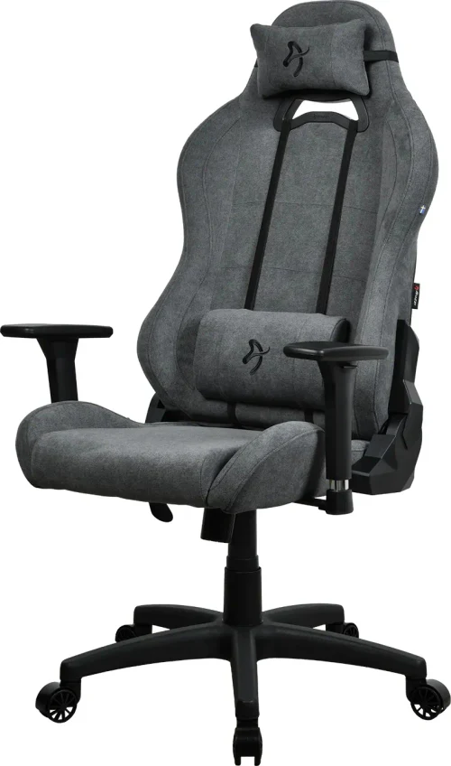 Fotoliu Gaming AROZZI Torretta 2023 Edition/ Soft Fabric/ up to120kg / 155-185cm / Ash Grey