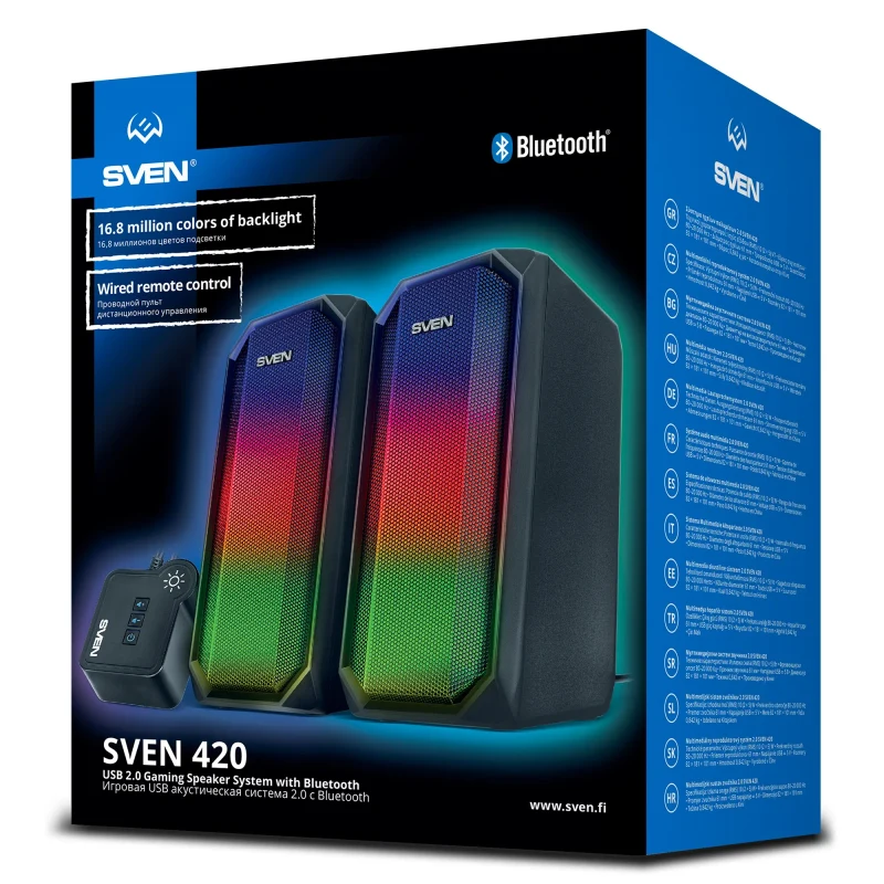 Boxe SVEN 420 / 10W/ Bluetooth/ USB power/ Black 7