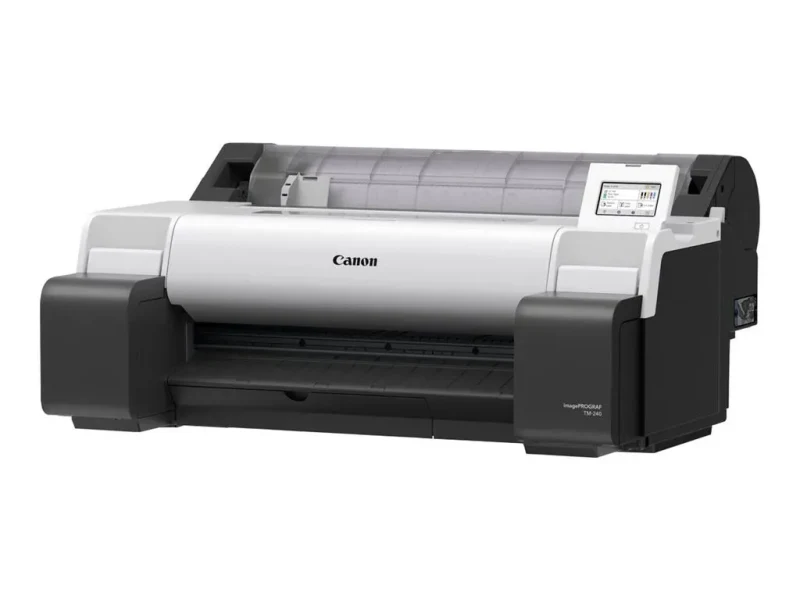 Plotter Canon image PROGRAF TM-340 (6248C003), 36”/A0+/914mm, LAN, 2400x1200 dpi_4pl, 2GB, A0 in 42 sec. print head PF-06, 5 tank:PFI-030MBK (55ml):MBK/C/M/Y/ВK/, Maintenance Cart MC-31, stand, One roll, front-loading, front output. 3