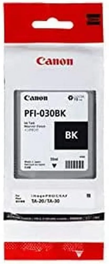 Ink Cartridge Canon PFI-030 Black, black, 55ml for TM240,TM340.