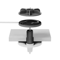 Suport pandantiv de tavan pentru Logitech Rally Mic Pod microphones, white 4
