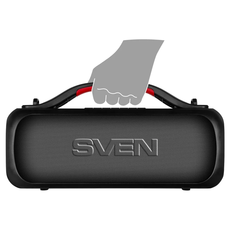 Boxa portabila SVEN PS-360 Black / 24W / Bluetooth / FM tuner / USB / microSD 5