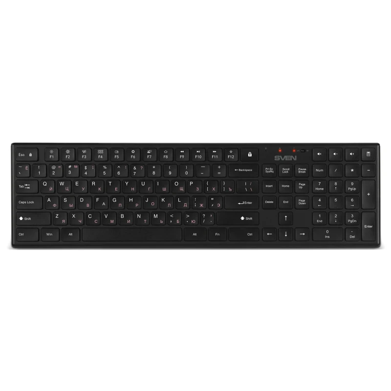 Tastatura cu mouse Wireless SVEN KB-C2550W, Black 3