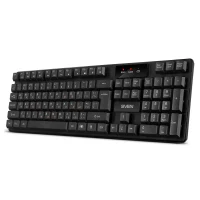 Tastatura Wireless SVEN KB-C2300W, Black 2