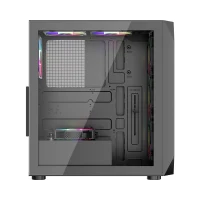 Carcasa Gaming 1STPLAYER AY7 / no PSU / Side-Window / 3x120mm / ATX / Black 4