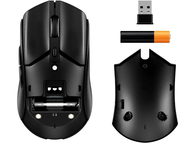 Mouse Gaming Wireless HYPERX Pulsefire Haste 2 Core, Black [8R2E6AA] 5