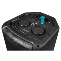 Boxa portabila SVEN PS-710 Black / 100W / Bluetooth / NFC / FM tuner / USB / microSD 5