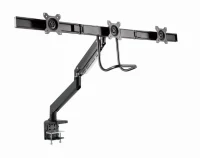 Suport pentru 3 monitor reglabil cu montare de birou 13”-27”, Gembird MA-DA3-03 2
