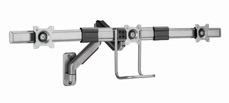 Suport reglabil de perete pentru 3 monitoare up to 17-27”  Gembird MA-WA3-01 2