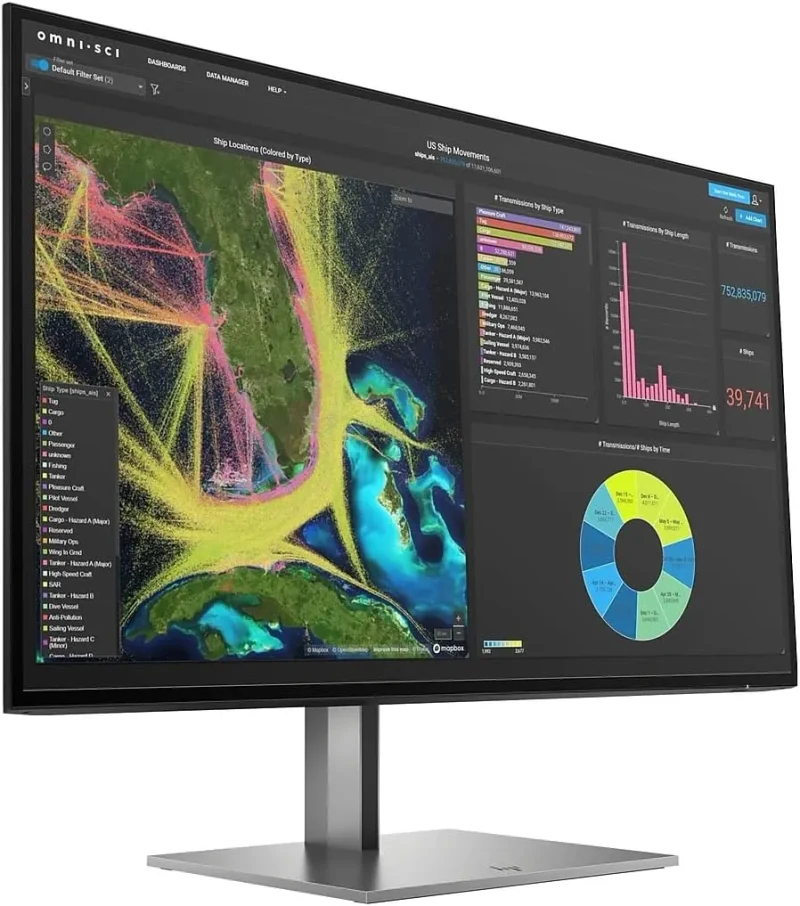 27.0” Monitor HP S5 Pro 527pq/ QHD/ 5ms/ 100Hz/ Black/Silver 2