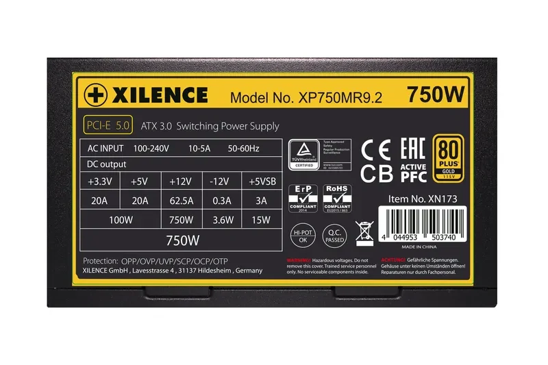 Bloc de alimentare XILENCE ”Performance X” Series XP750MR9.2 (XN173) / 750W 4