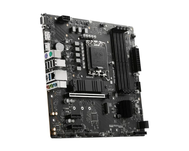 Placa de baza MSI PRO B760M-P / 1700 / B760 / DDR5 / mATX 3