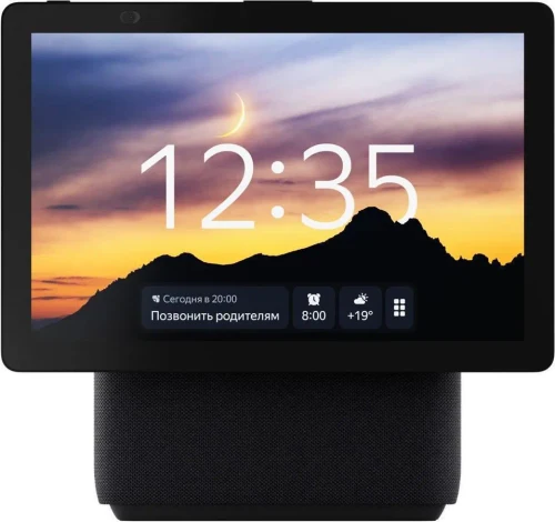 Boxa Smart Yandex Station Duo Max with Alisa / 60W / Display 10.5” / FHD / Cam 13Mpx / Black