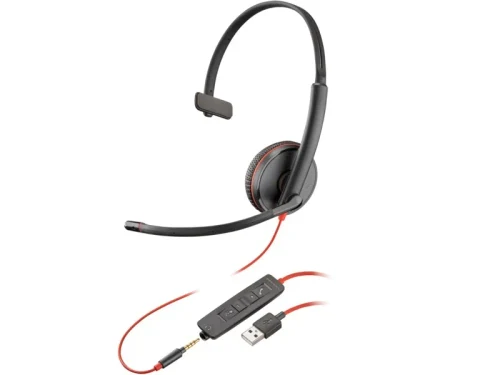 Casti monoaurale USB-A Poly Blackwire 3215 Black