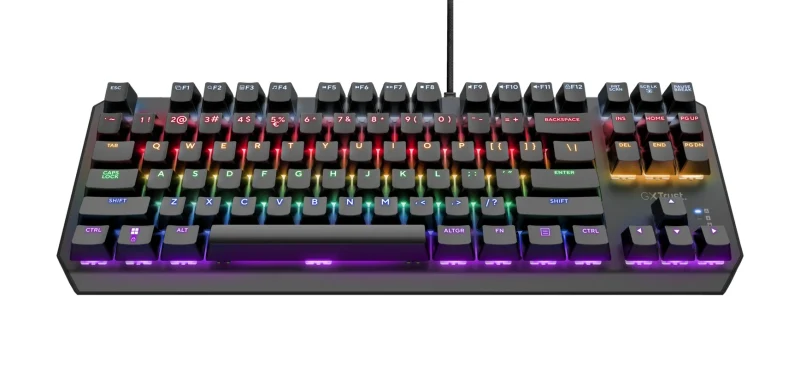 Tastatura Gaming Trust GXT 834 CALLAZ TKL, USB, Black 2