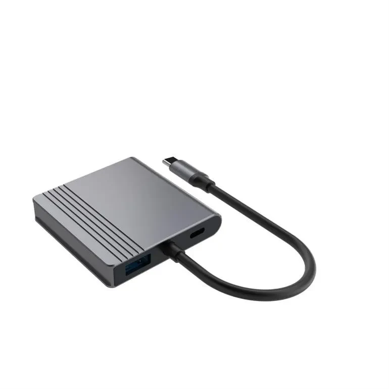 Adaptor Multi-port Gembird A-CM-COMBO3-04/ USB-C/ USB3.2Gen1/ 1xUSB-C/ 2xHDMI 2