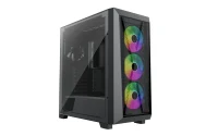 Carcasa XILENCE Xilent X | XG151 / w/oPSU / with Tempered Glass Side Panel / 3x ARGB 120mm + 1x120mm / ATX / Black 2
