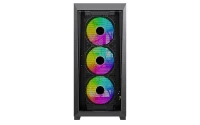 Carcasa XILENCE Xilent X | XG151 / w/oPSU / with Tempered Glass Side Panel / 3x ARGB 120mm + 1x120mm / ATX / Black 3