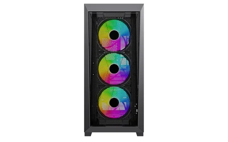 Carcasa XILENCE Xilent X | XG151 / w/oPSU / with Tempered Glass Side Panel / 3x ARGB 120mm + 1x120mm / ATX / Black 3