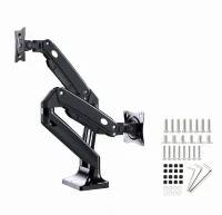 Brat de montare pentru 2 monitoare, cu miscare completa, 17”-35” Gembird MA-DA2-03 6
