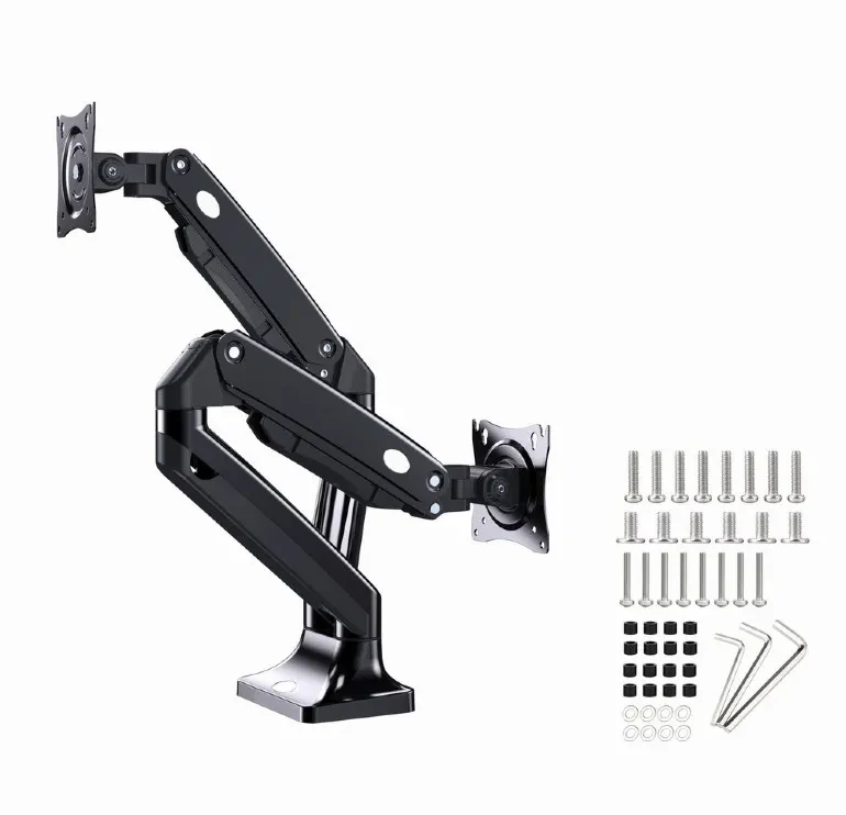 Brat de montare pentru 2 monitoare, cu miscare completa, 17”-35” Gembird MA-DA2-03 6