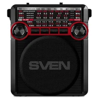 Boxa portabila SVEN SRP-355, Black / 3W / Bluetooth / FM/AM/SW Radio / USB / microSD 3