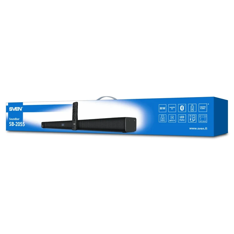 Soundbar pentru TV SVEN SB-2055 Black  / 80W RMS / Bluetooth 10