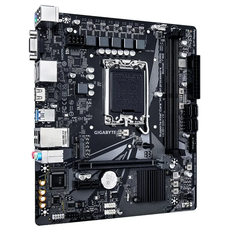 Placa de baza GIGABYTE H610M S2H V2/ 1700/ H610/ DDR5/ mATX 4