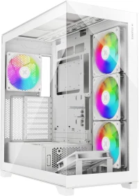 Carcasa XILENCE Xilent Gleam / X818.W.ARGB/ no PSU/ Aquarium panel/ ATX/ White