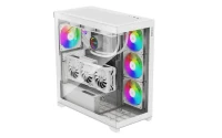 Carcasa XILENCE Xilent Gleam / X818.W.ARGB/ no PSU/ Aquarium panel/ ATX/ White 2