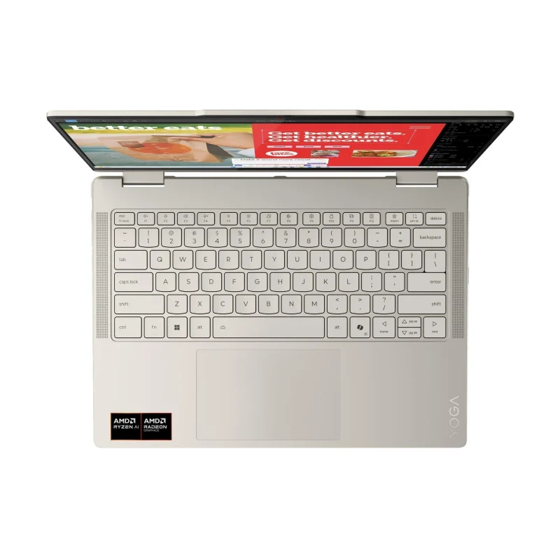 Laptop 14” Lenovo Yoga 7 2-in-1 14AKP10 / OLED / WUXGA /AMD Ryzen AI 7 350 / 16GB / 1TB SSD 7