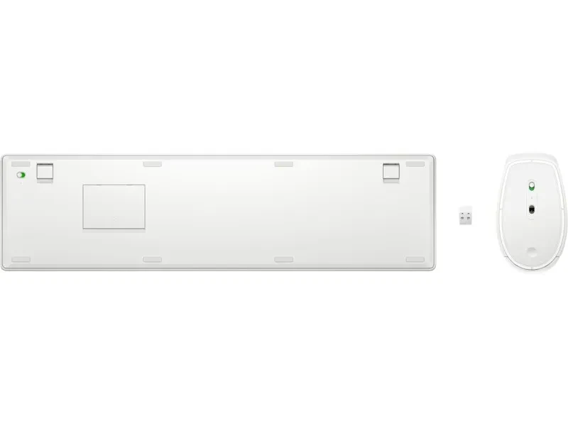 Tastatura si mouse Wireless HP 650, White 4