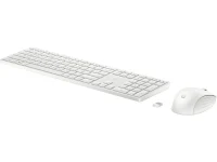 Tastatura si mouse Wireless HP 650, White 2